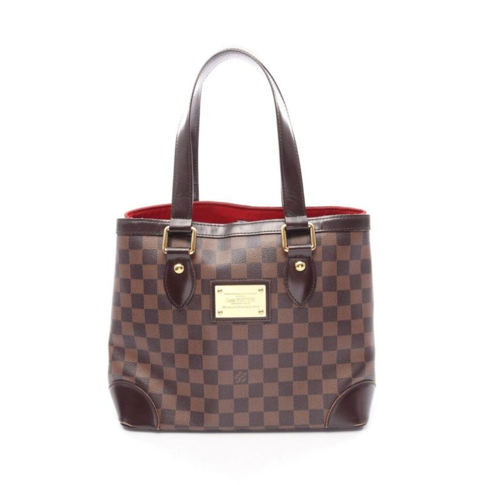 Louis Vuitton Hampstead PM Damier Ebene Coated Canvas Tote Bag